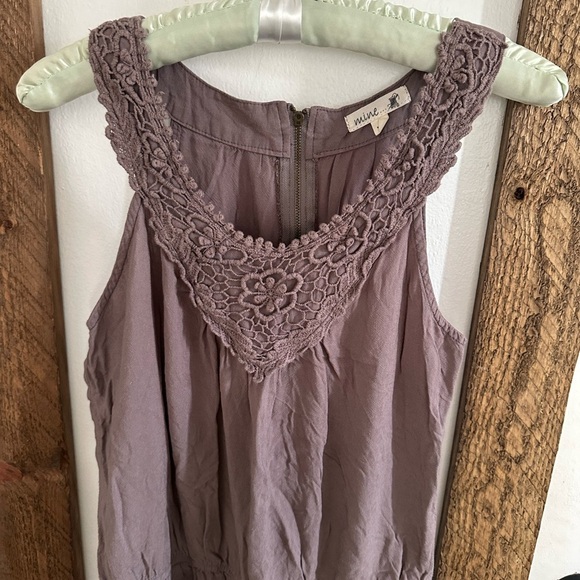 Anthropologie Mine Women’s Medium Rustic Bohemian Romper with Pockets - Picture 7 of 14